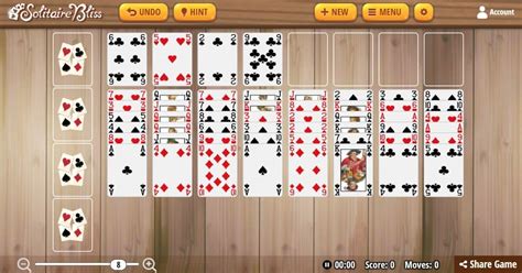 Eight Off Solitaire .